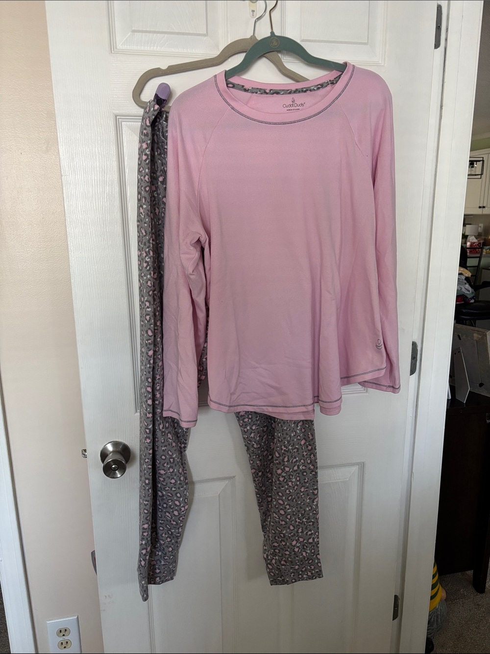 Cuddl Duds Pink Cozy Long Sleeve Top